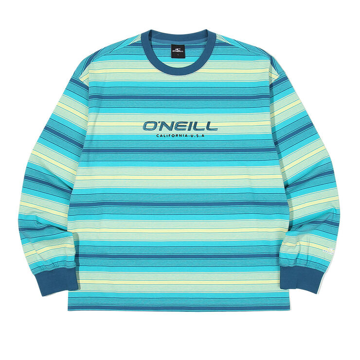 O&#039;NEILL KOREA - 공용 웨이브레인 스트라이프 긴팔 티셔츠 OUTRL1102-909