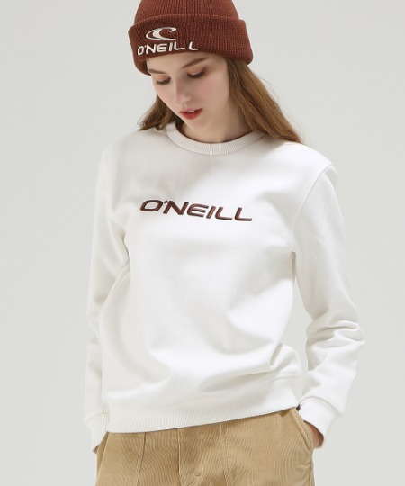 O&#039;NEILL KOREA - 여성 리크그렌센 리사이클 맨투맨 티셔츠 OWTRL7103-102